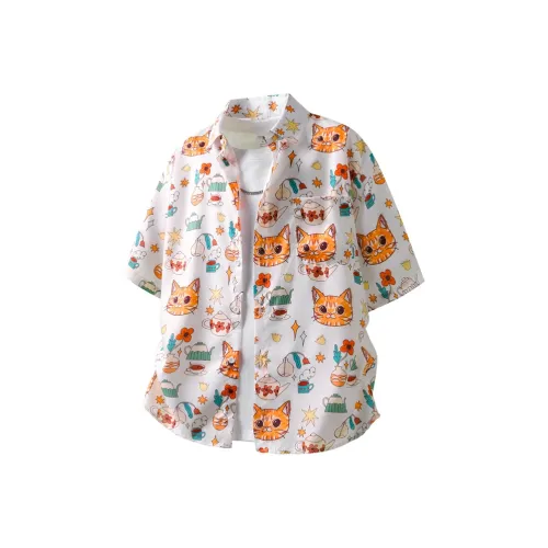 BEAR UNION Белые Женские Рубашки