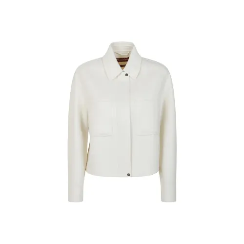 MaxMara Studio Куртки Пальто Женские Белые