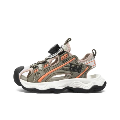 Lee Anti KICK Амортизация Устойчивый к истиранию И Дышащий Низкие Сандалии Армейского Зеленого Цвета для Детей