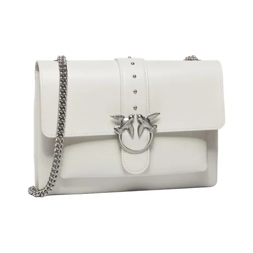 PINKO Коровья кожа Конверт Сумка через плечо Средняя Женская Белая