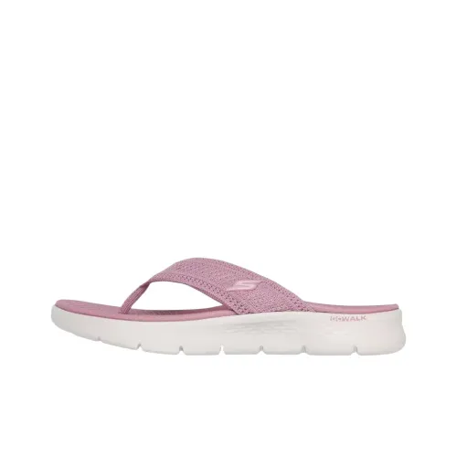 Skechers GO WALK Fle Шлепанцы Женские Розово-фиолетовые