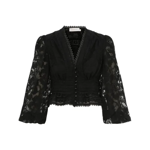 Zimmermann Черные Женские Рубашки