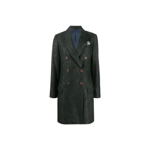 Brunello Cucinelli Синий Женское Пальто