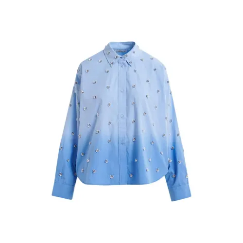 Essentiel Antwerp Синие Женские Рубашки