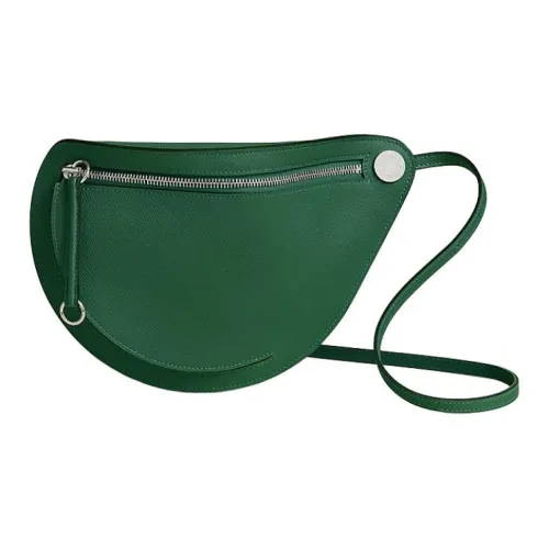 HERMES Petite Course Epsom Телячья кожа Сумка через плечо Маленькая Унисекс 65 Vert Moyen Средний зеленый