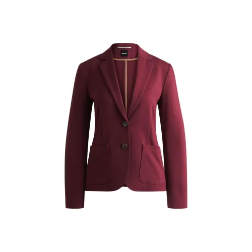 Hugo Boss Куртки и Пальто Женские Темно-Красный