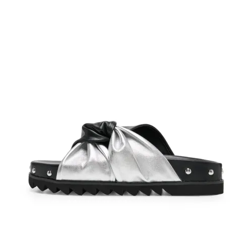 Lost In Echo Слипоны Женские Черный Серебряный Многоцветный