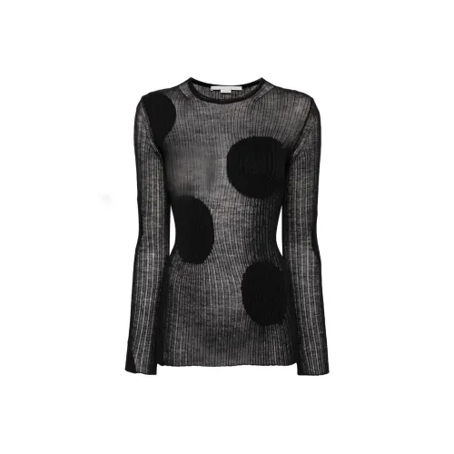 STELLA MCCARTNEY Обсидиановый черный Женская трикотажная одежда