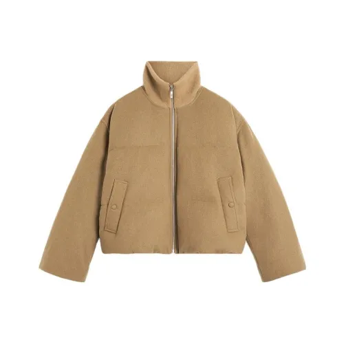 TOTEME Пуховик Женские Печенье Смешанный цвет