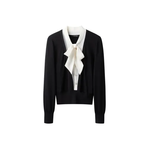 Yan Domain Трикотаж Женский Черный