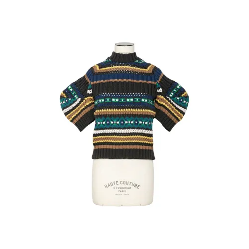 sacai Черный Женский Трикотаж