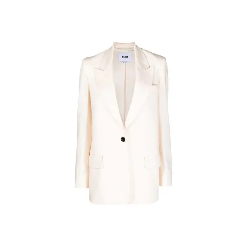 MSGM Бежевый Женские Офисные Костюмы