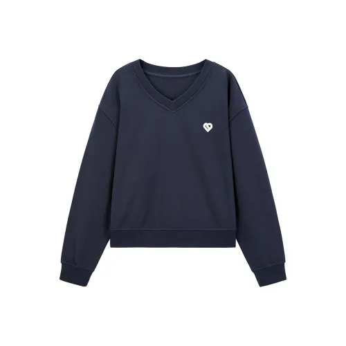 LEDIN Темно-синий В наличии Женские Свитшоты