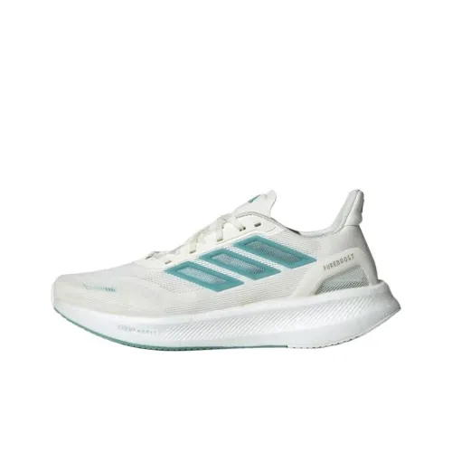 Adidas Pureboost Беговые кроссовки Низкий топ Белый Зеленый Мужской