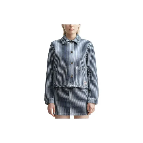 A.P.C SS25 Куртки и Пальто Женские Синий Белый