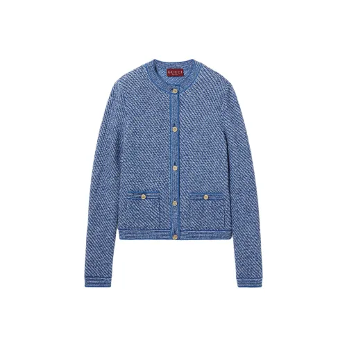 GUCCI Синий Женский Трикотаж