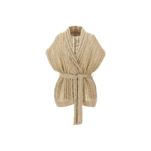BRUNELLO CUCINELLI Трикотаж Женский Бежевый