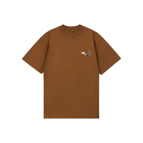 Carhartt WIP Кофейный Мужской T-Рубашки