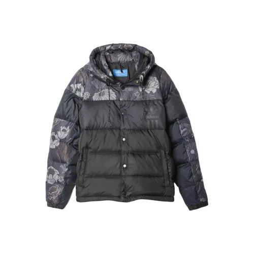 Adidas Пуховик Женские Серый Черный