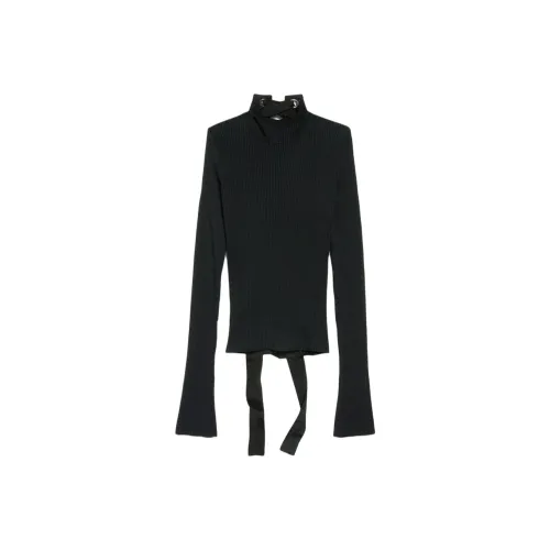 Balenciaga SS25 Трикотаж Стандартный крой Женский Черный