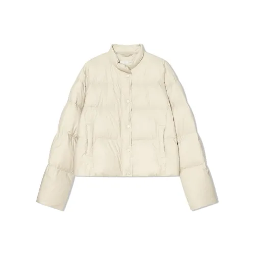 COVERINS Пуховик Женский Экрю