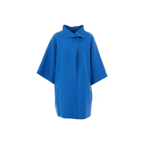 HARRIS WHARF LONDON Женское пальто синего цвета