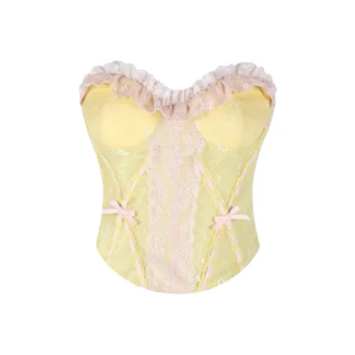 MOUT RECON TAILOR Без бретелей Топ Женский Желтый