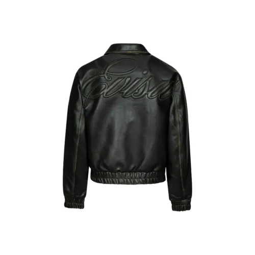 EVISU Кожа Пальто Женские Черный