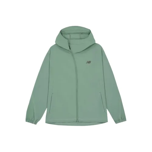 New Balance совместная куртка мужская армейского зеленого цвета