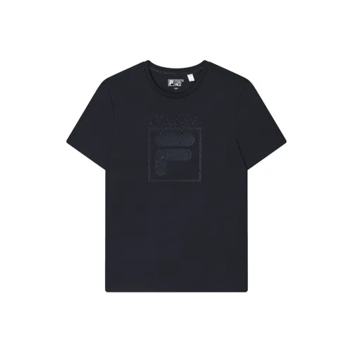 FILA Лайфстайл Белый T-Рубашка Мужская Легенда Синий