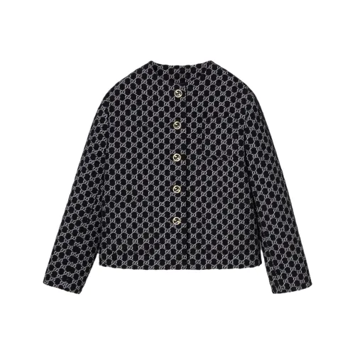 GUCCI SS24 Куртки Пальто Женские Черный Белый