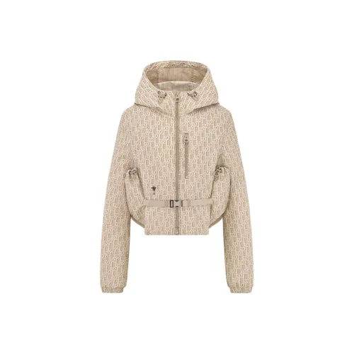 DIOR SS25 Куртки и Пальто Женские Бежевые