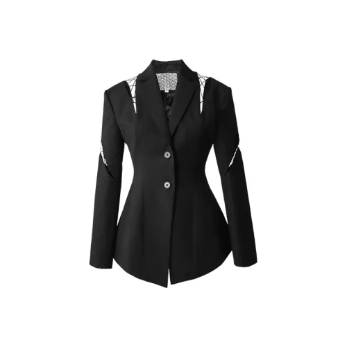 SIQIZ Черный Женские Деловые Костюмы