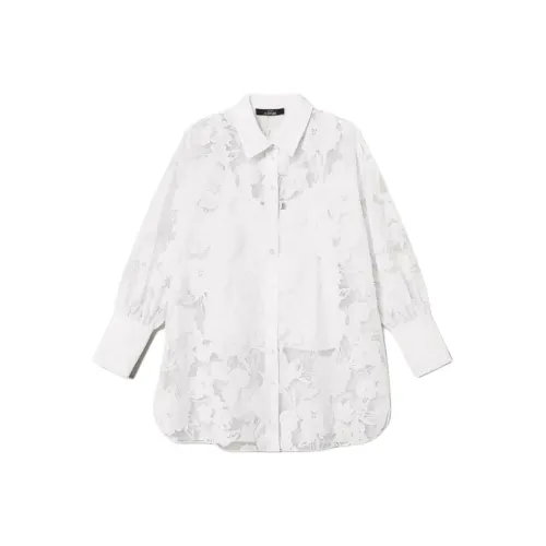 TWINSET Milano SS25 Рубашка Женская Белая