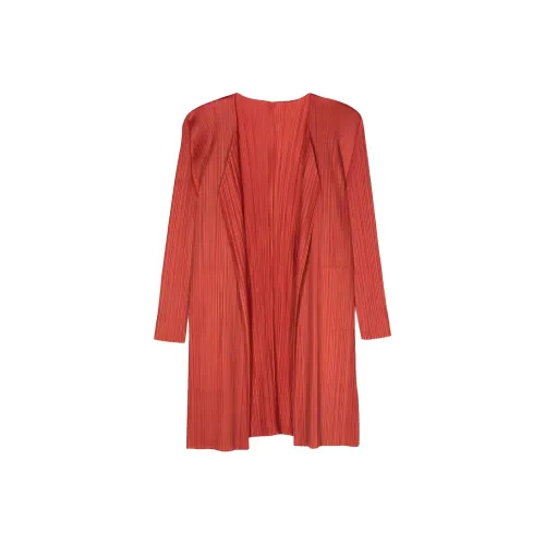 PLEATS PLEASE ISSEY MIYAKE Трикотаж Женский Коралловый Красный