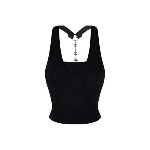 MEIJIAO Черные Женские Майки