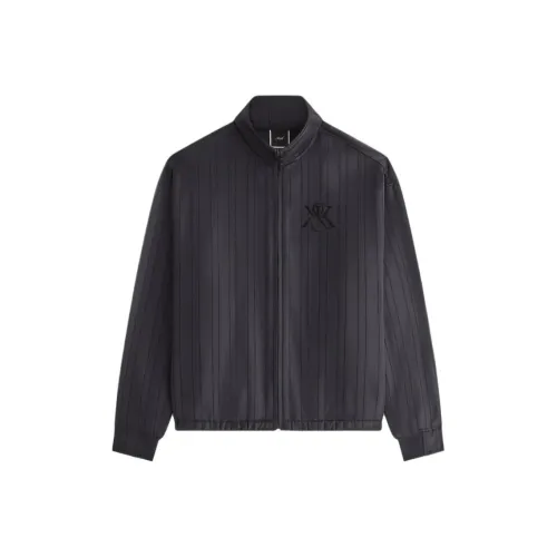 KITH Wrenley Satin Crest Track Куртки и Пальто Женские Черный