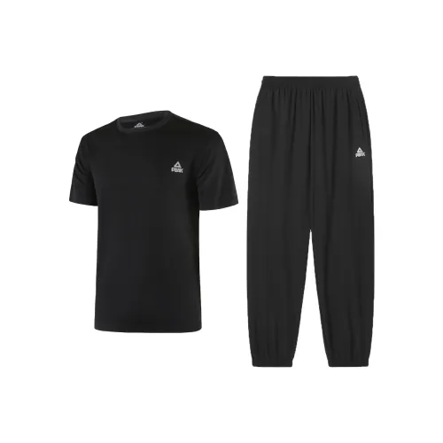 PEAK RIGHT Series Беговая одежда Комплекты Унисекс Двухкомпонентный комплект Черный