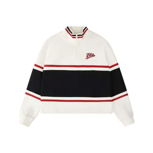 FILA FUSION Культура Толстовка Женская Облачный Белый