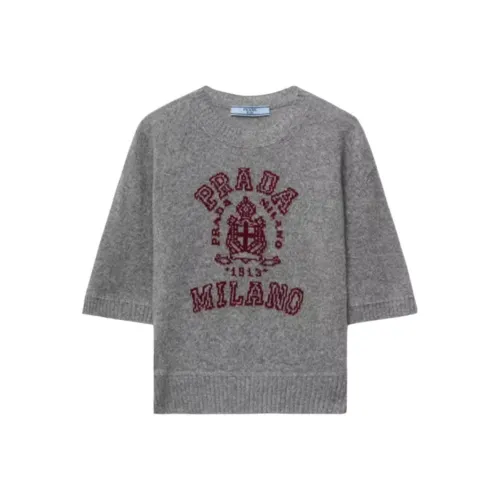 PRADA SS25 Трикотаж Женский Серый