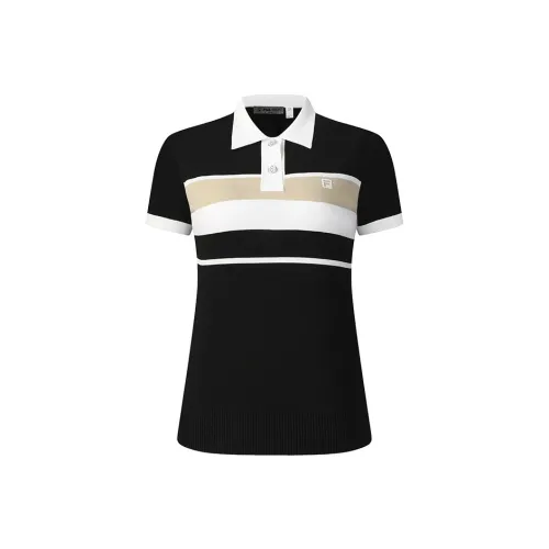 FILA Golf Series Темно-черный BK Женские Трикотаж