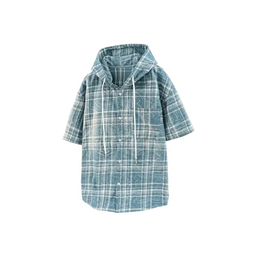 LSVE Синие Унисекс Рубашки