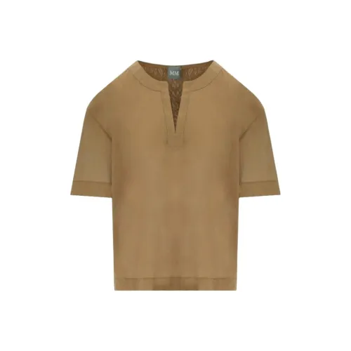 MaxMara Женские рубашки цвета верблюжьего