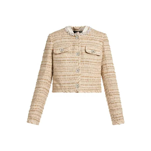 VERSACE SS24 Куртки Пальто Женские Бежевый