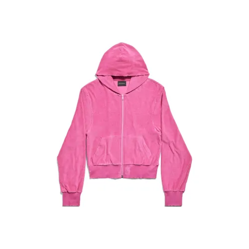 Balenciaga FW24 Свитшот Стандартный крой Женский Розовый