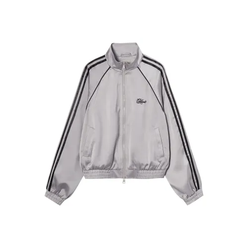 EPTISON WOMAN Куртки Пальто Женское Серебристый Серый