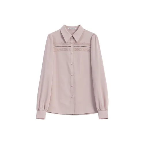 MANBEI Розово-вишневый Женские Рубашки