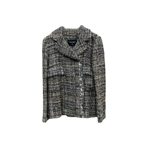 CHANEL Куртки и Пальто Женские Черные