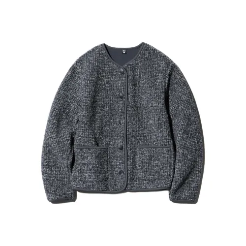 UNIQLO Куртки и Пальто Женские Асфальтовый Серый