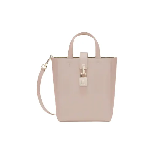 Furla Сумка Tote из коровьей кожи Сумка для покупок Сумка через плечо Сумка мини Женская Нюдово-розовая